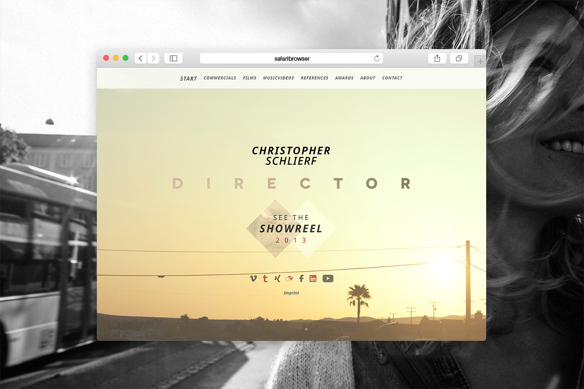 Christopher Schlierf, Christopher Schlierf, Director, Film, Commercials, Music Videos, Munich