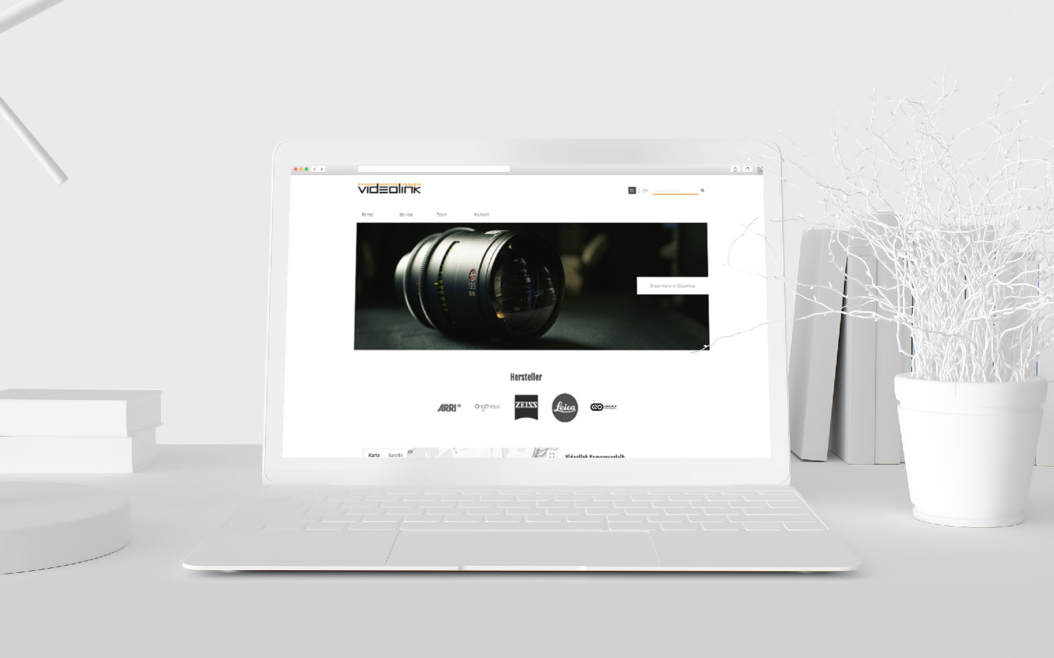 Videolink München, Branding, Website, Videolink, Kameraverleih, Rental, München, Film, Arri, Red